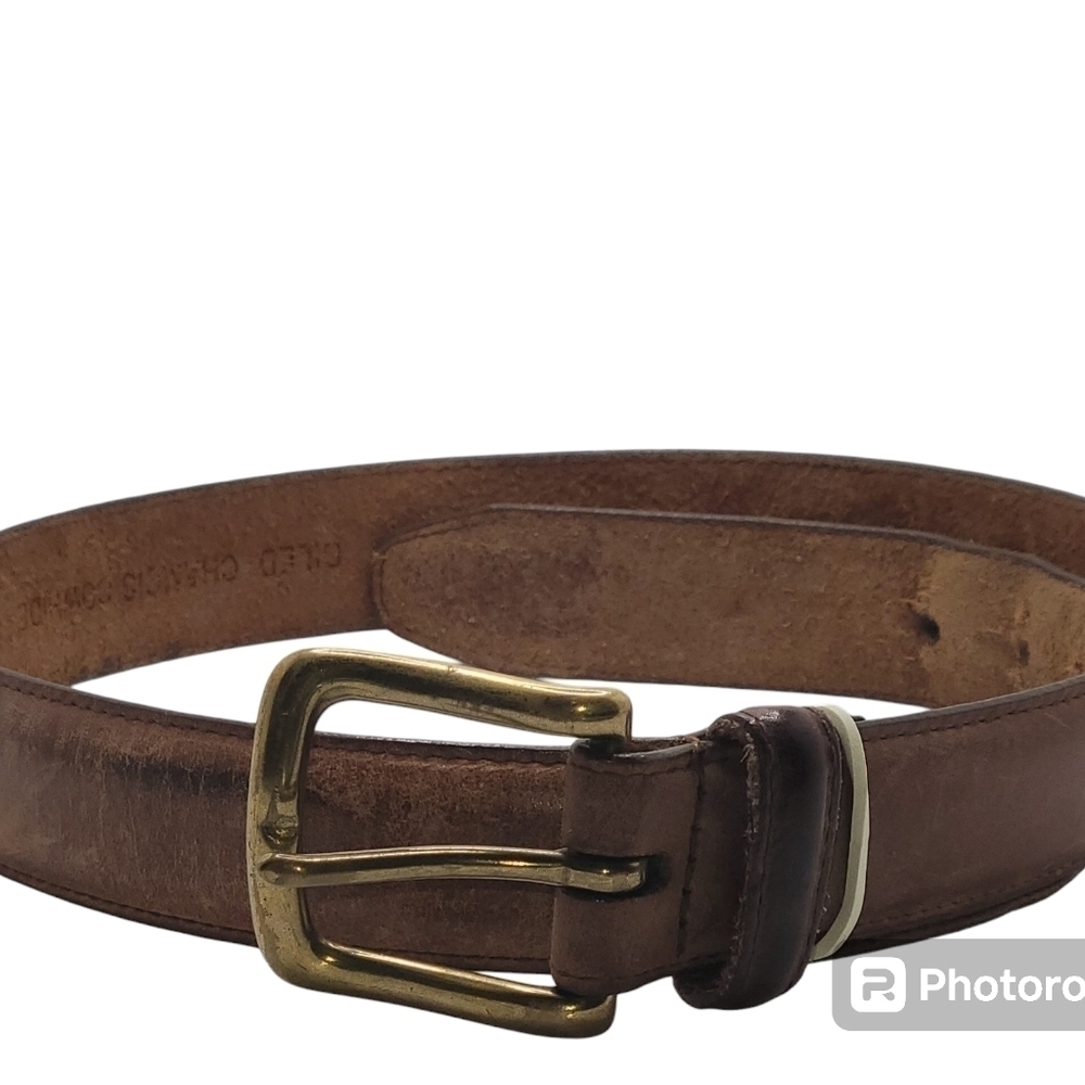 Oiled Chamois Cowhide Belt